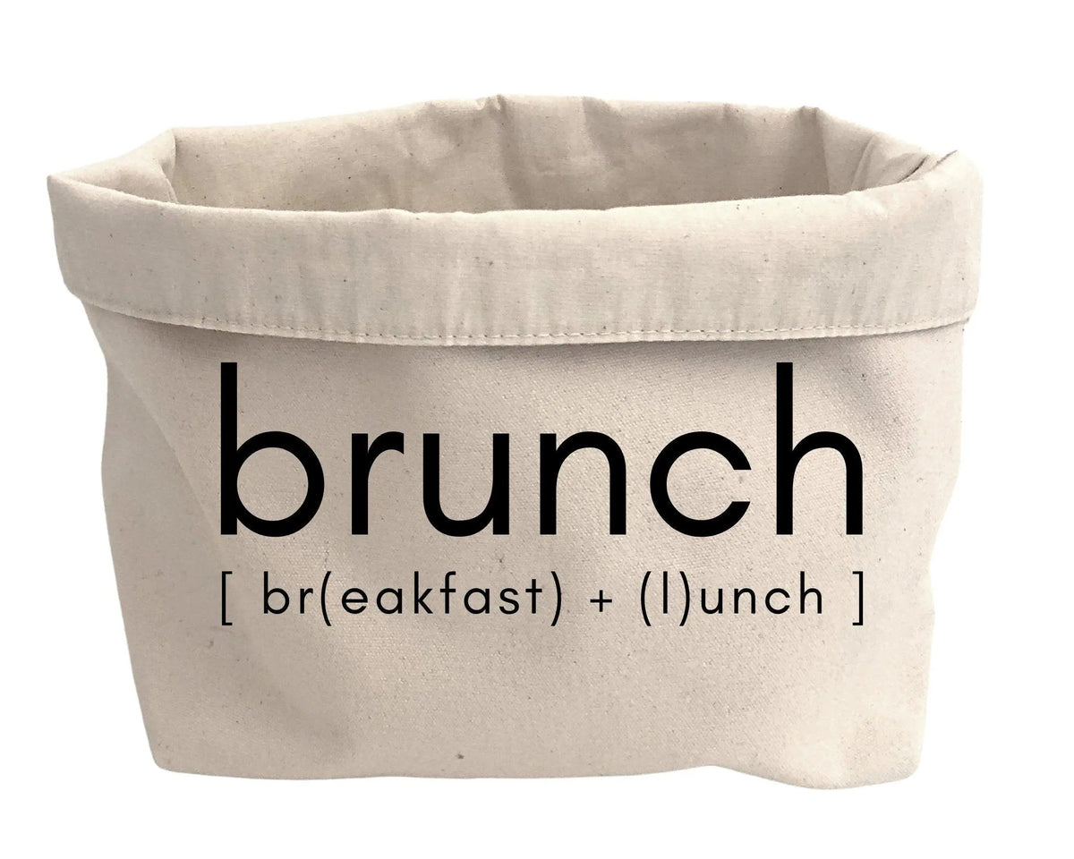 Utensilo | Stoffkorb natur | Brotkorb | "BRUNCH" - Roo's Gift Shop