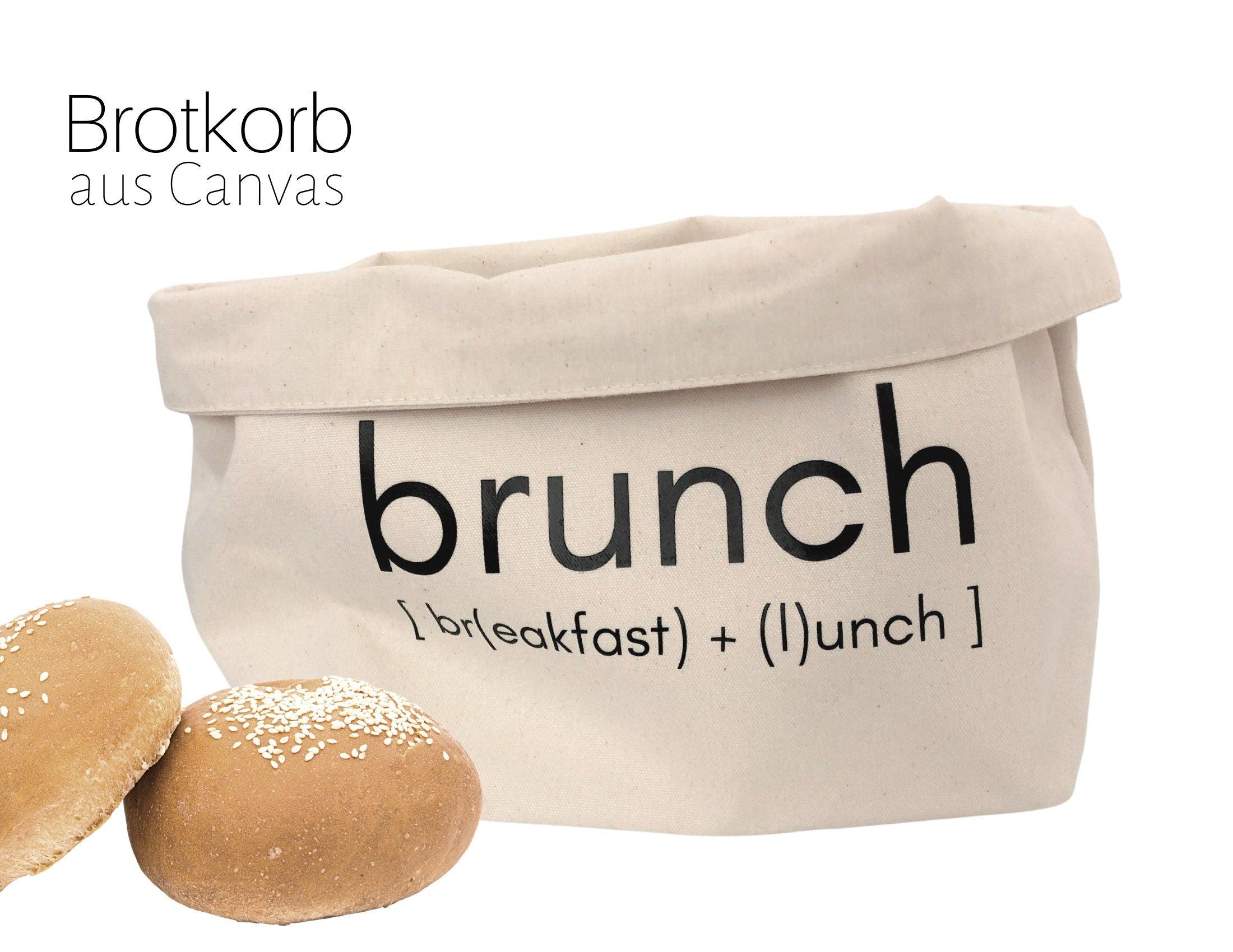 Utensilo | Stoffkorb natur | Brotkorb | "BRUNCH" - Roo's Gift Shop