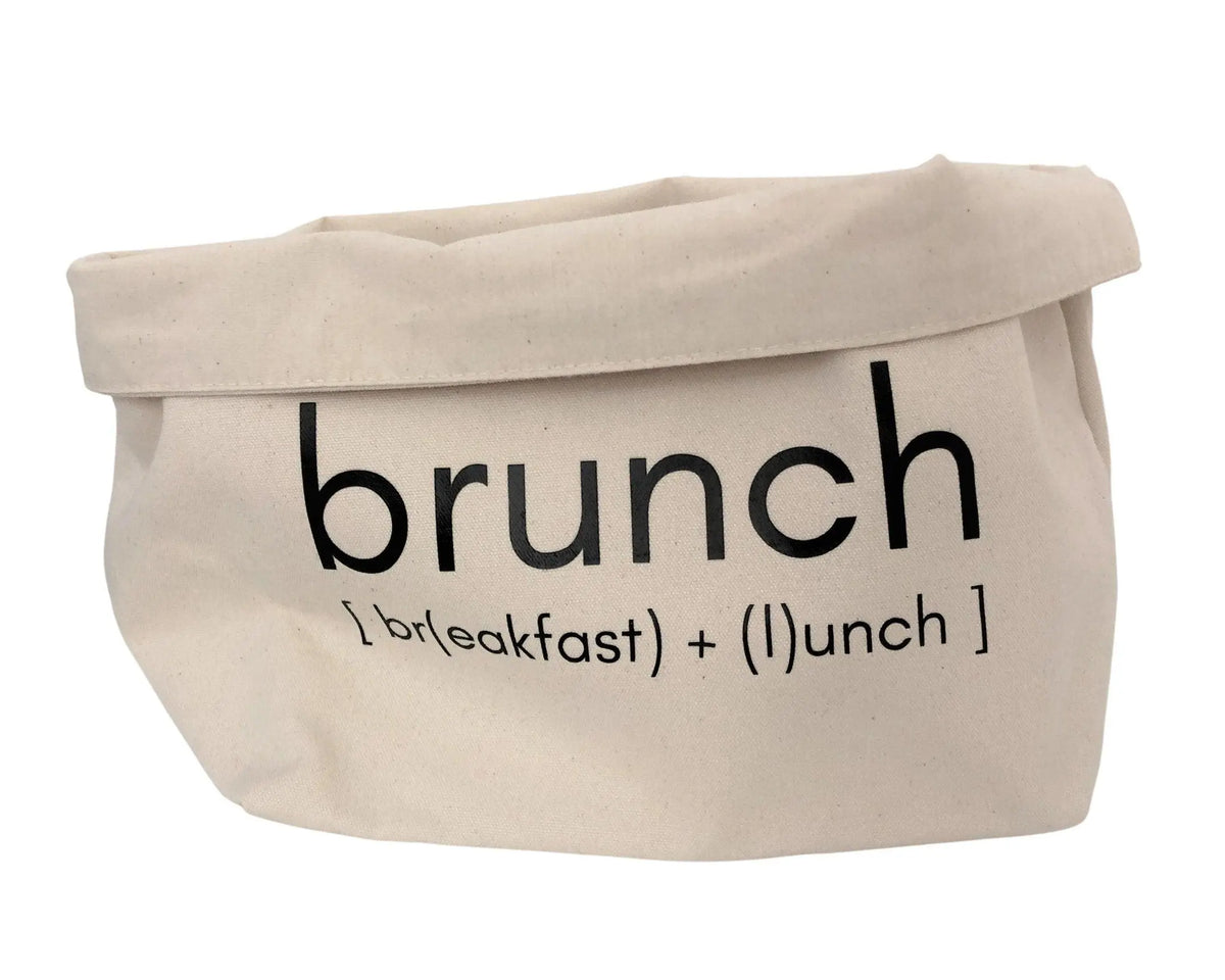 Utensilo | Stoffkorb natur | Brotkorb | "BRUNCH" - Roo's Gift Shop