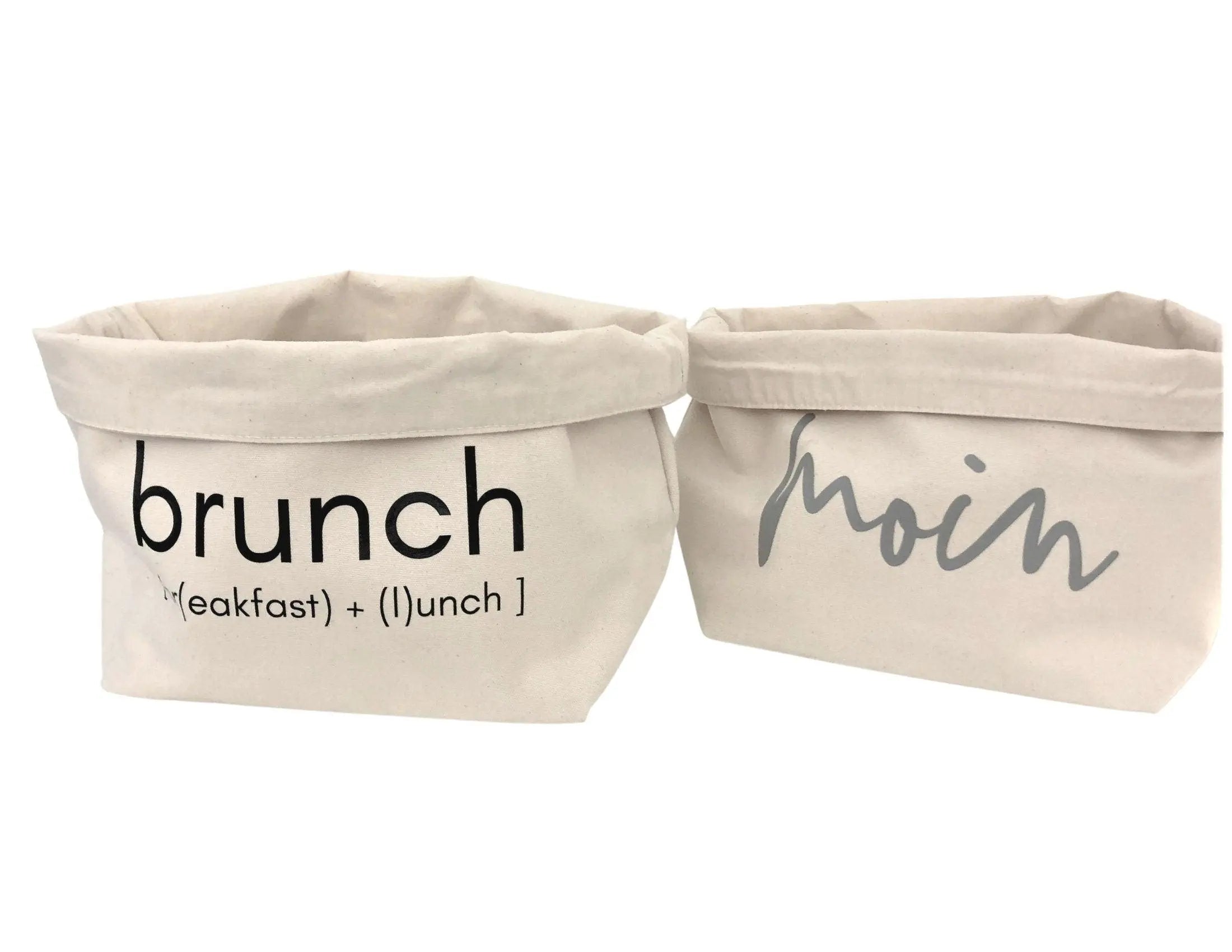 Utensilo | Stoffkorb natur | Brotkorb | "BRUNCH" - Roo's Gift Shop