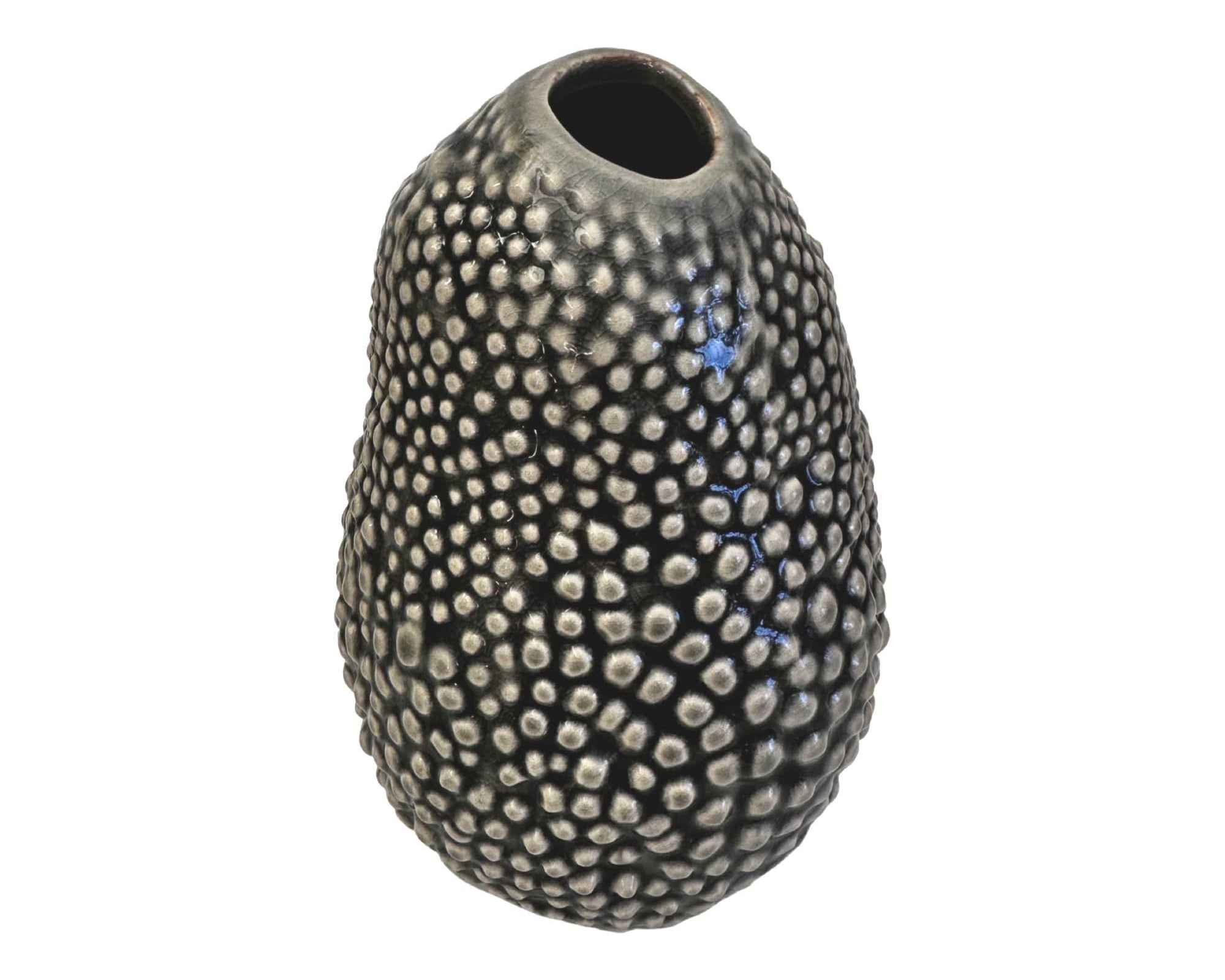 Vase Keramik | organische Form | Objekt | braun - Roo's Gift Shop