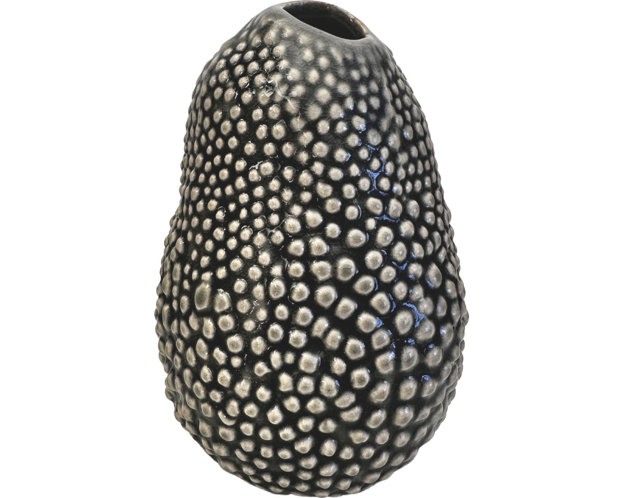 Vase Keramik | organische Form | Objekt | braun - Roo's Gift Shop