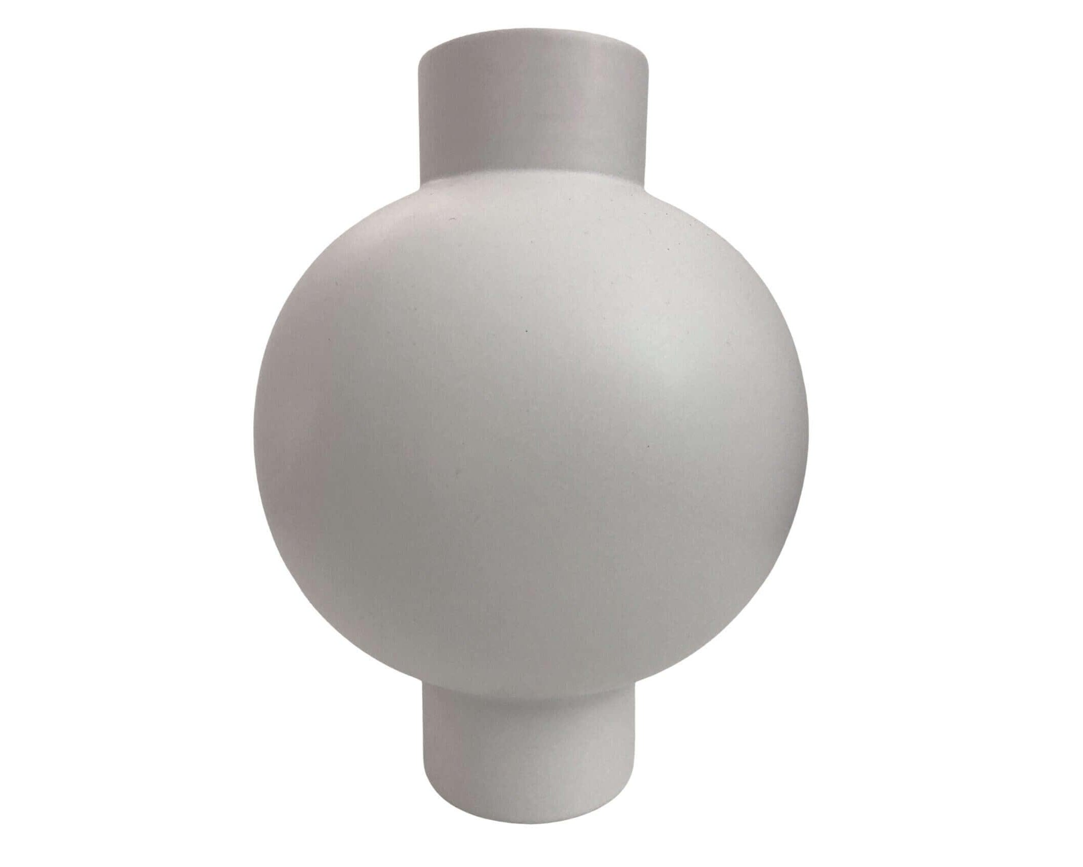 Vase | Bauchvase | Bubble Form | hellgraue Keramik - Roo's Gift Shop