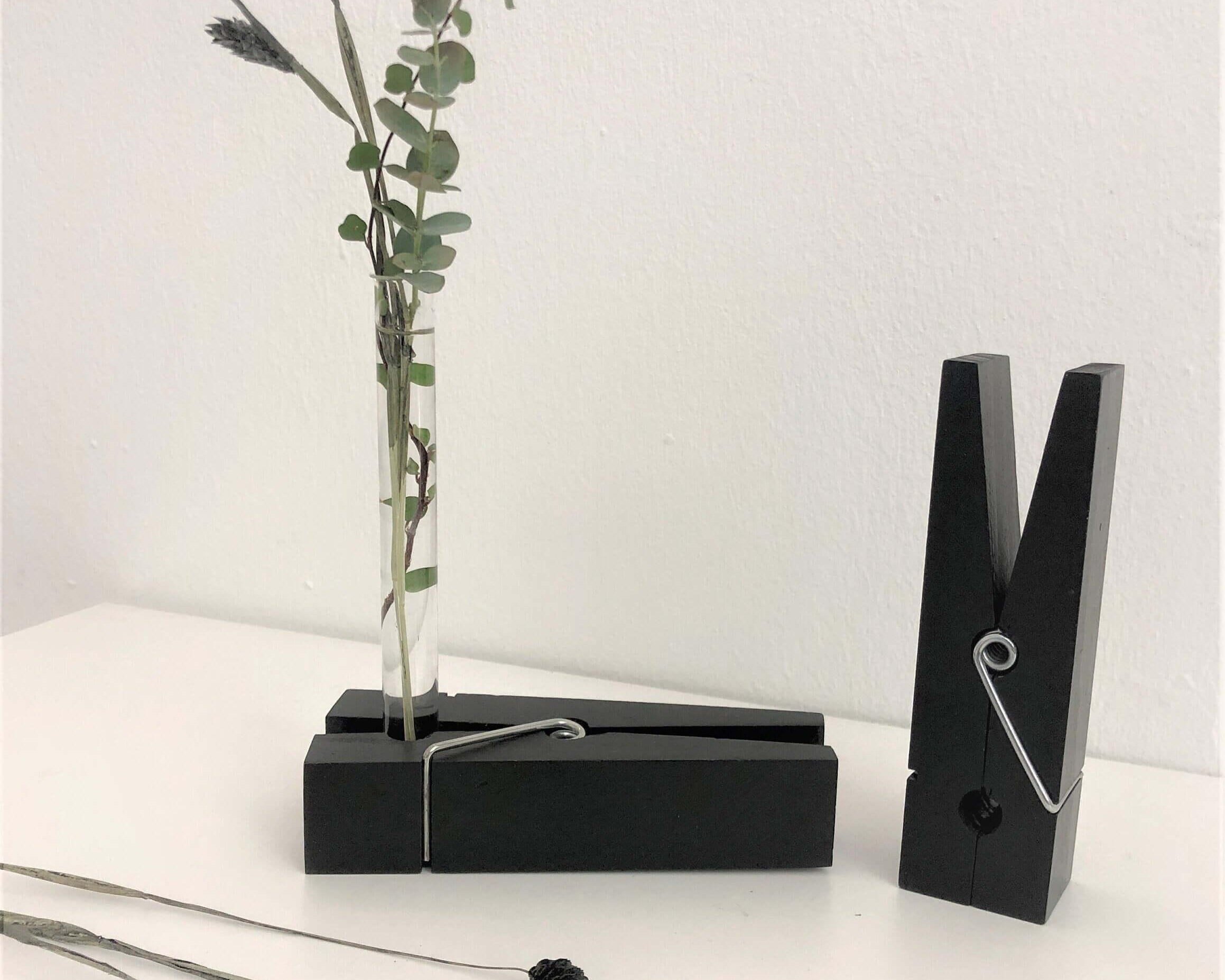 Vase | Kartenhalter | schwarz oder natur - Roo's Gift Shop