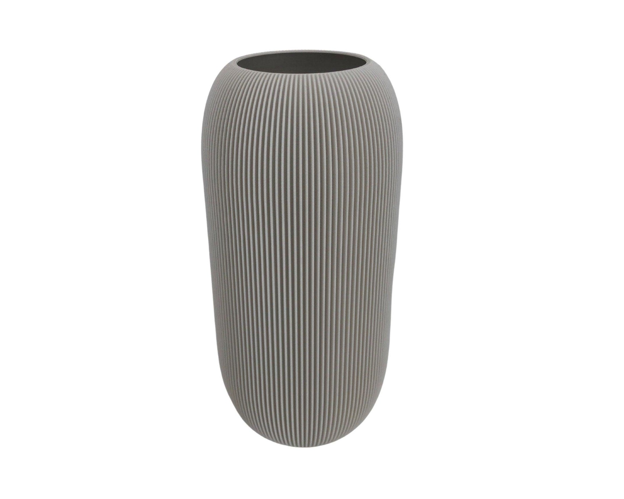 Vasen | minimalistisch | Rillen | Kunststoff - Roo's Gift Shop