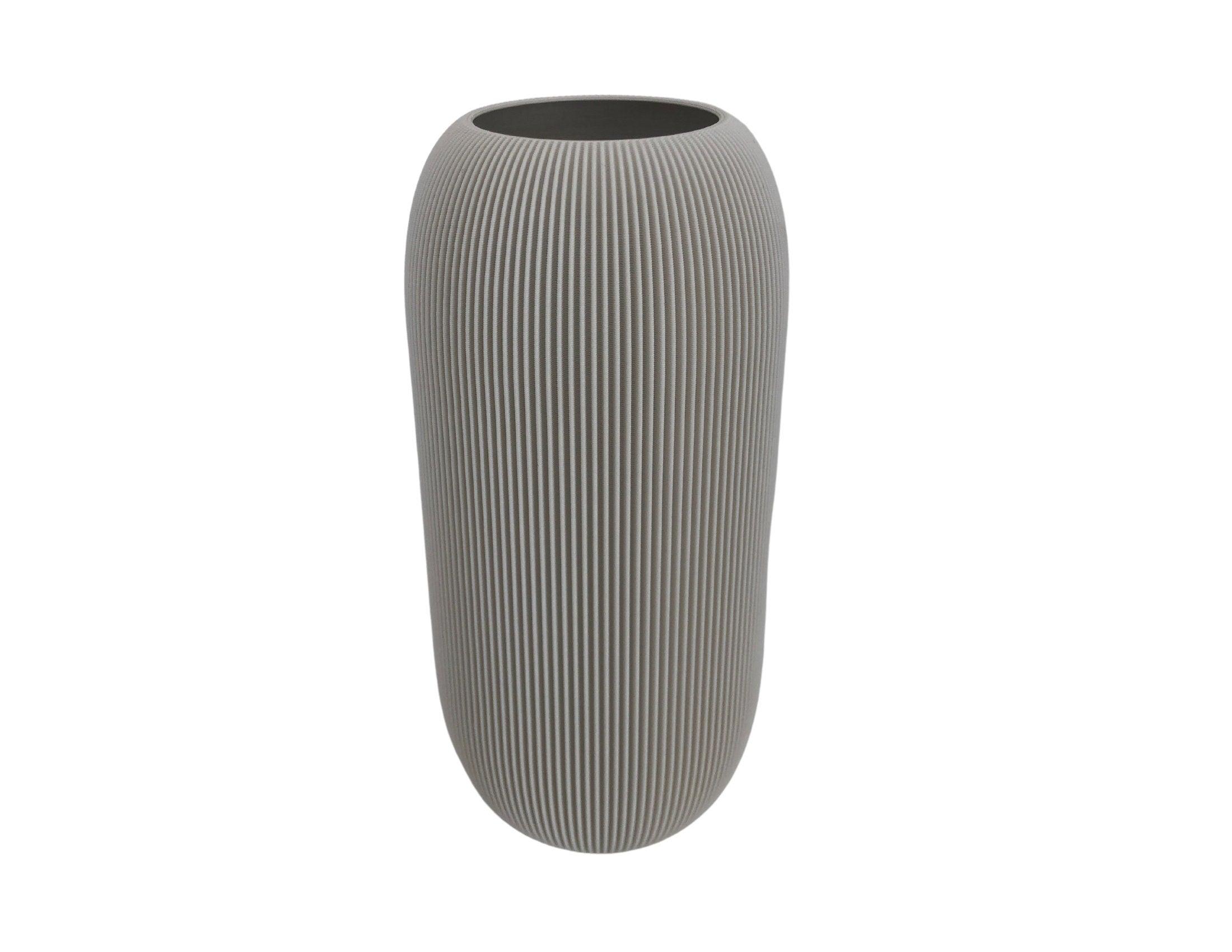Vasen | minimalistisch | Rillen | Kunststoff - Roo's Gift Shop