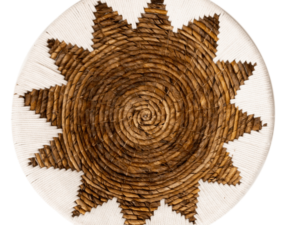 Wanddekoration | Wandbehang | Obstschale | Dekoschale ADARI Bananenfaser (2 Gr.) - Roo's Gift Shop