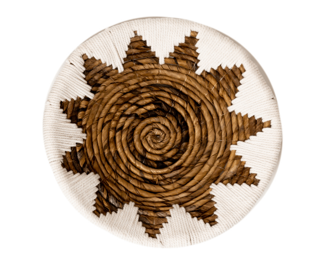 Wanddekoration | Wandbehang | Obstschale | Dekoschale ADARI Bananenfaser (2 Gr.) - Roo's Gift Shop