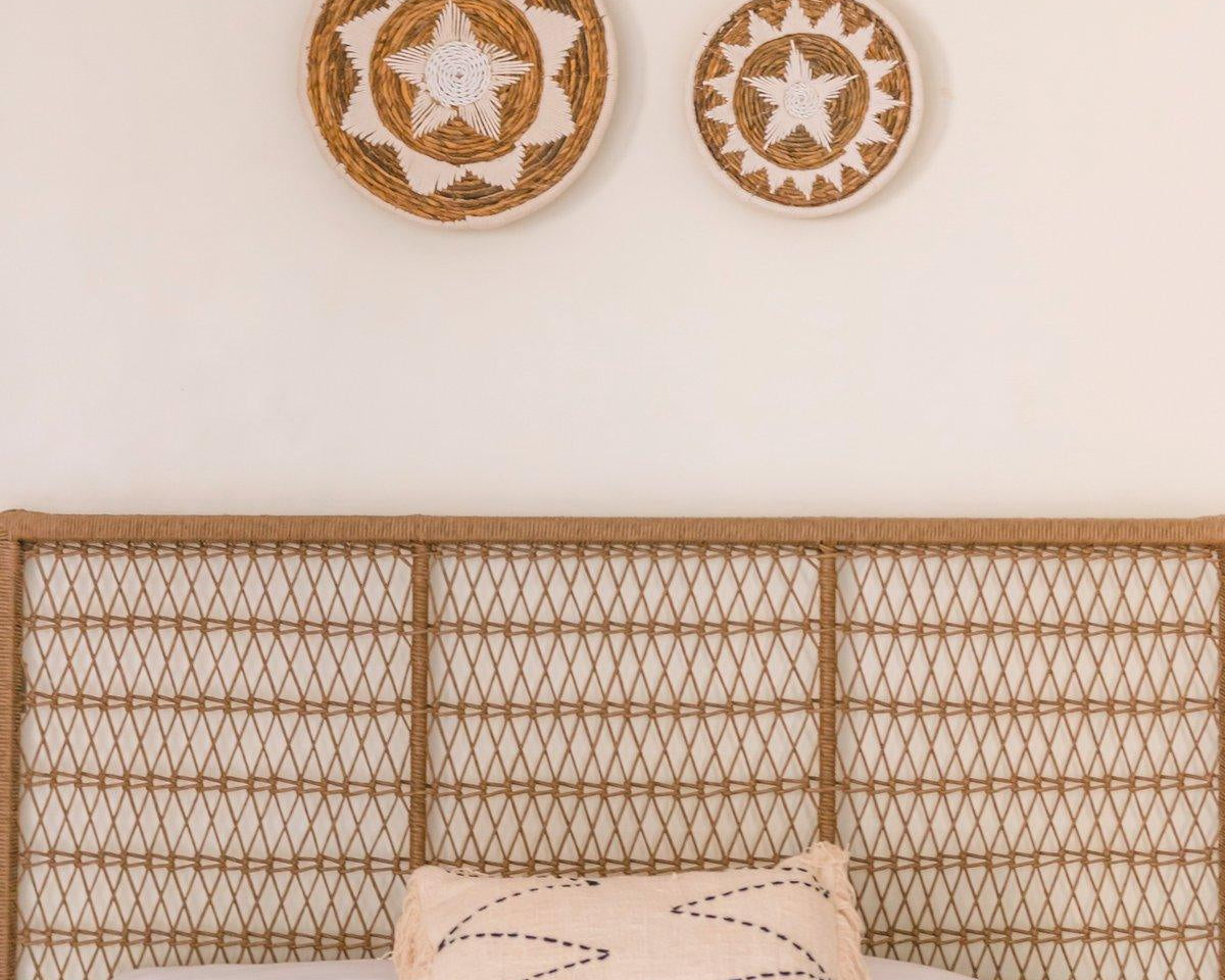 Wanddekoration | Wandkorb | Dekoschale GUMA aus Bananenfaser (2 Größen) - Roo's Gift Shop