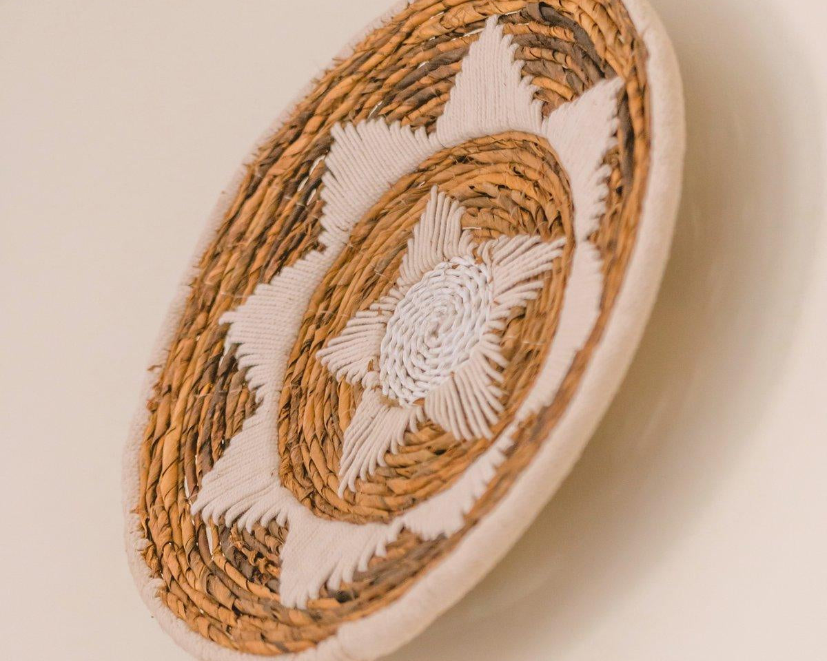 Wanddekoration | Wandkorb | Dekoschale GUMA aus Bananenfaser (2 Größen) - Roo's Gift Shop