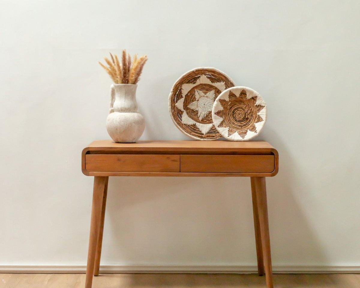 Wanddekoration | Wandkorb | Dekoschale GUMA aus Bananenfaser (2 Größen) - Roo's Gift Shop