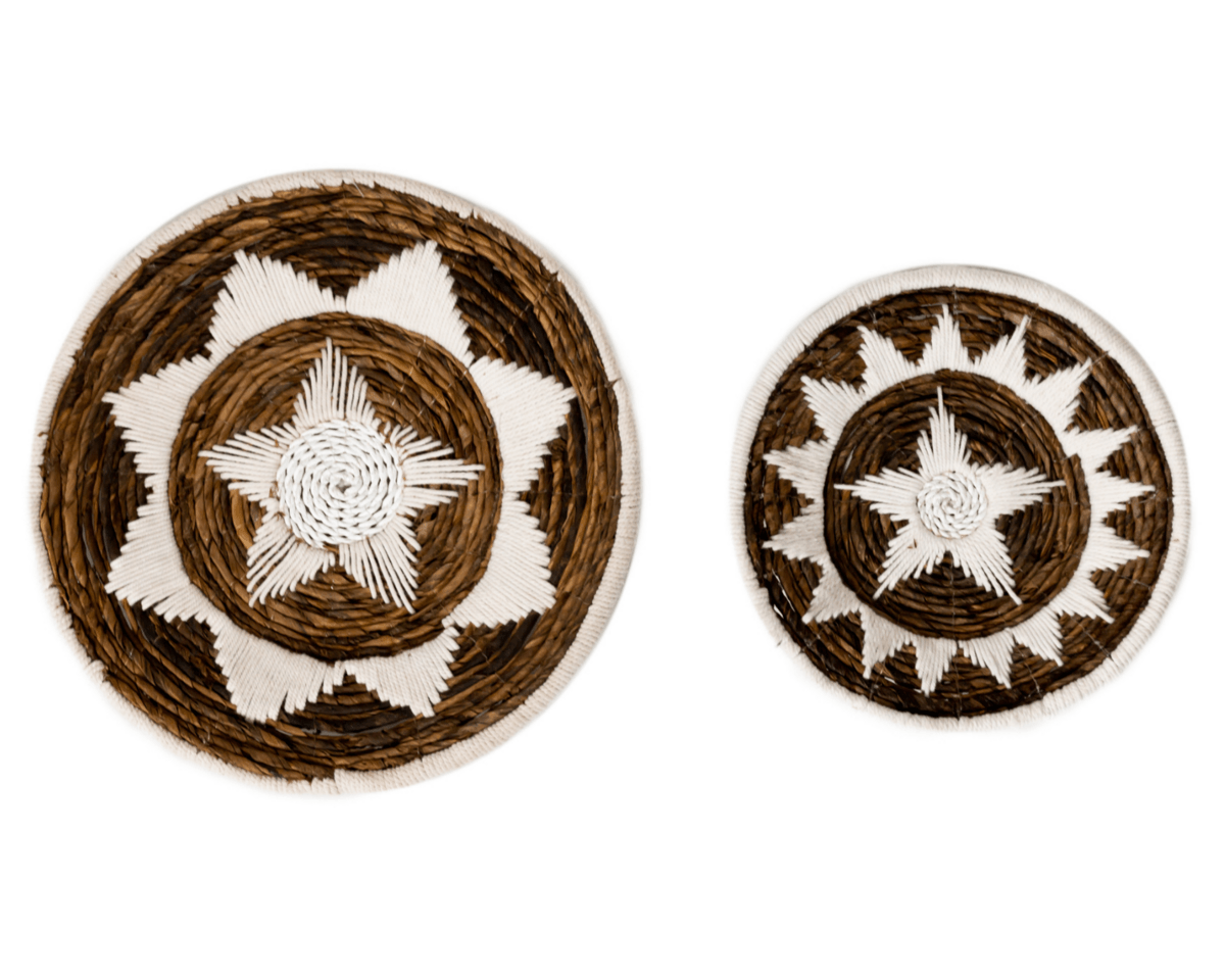 Wanddekoration | Wandkorb | Dekoschale GUMA aus Bananenfaser (2 Größen) - Roo's Gift Shop