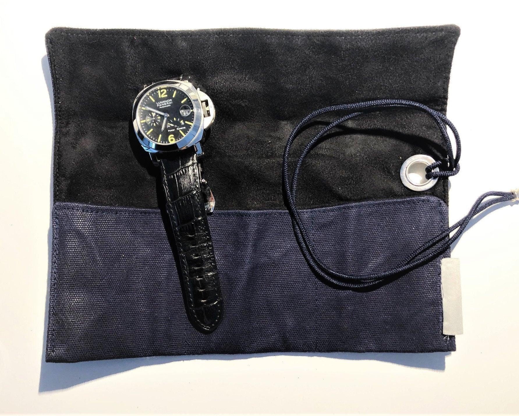 Watch Roll | 3er Reise Uhren Etui | Uhrenrolle - Roo's Gift Shop