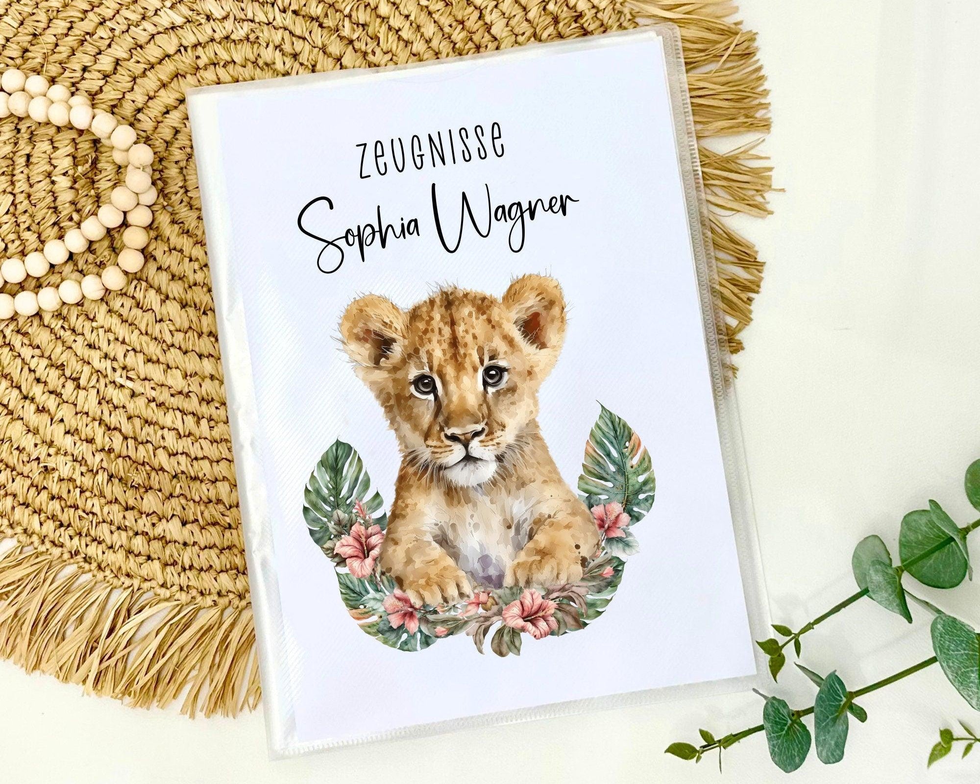 Zeugnismappe | personalisiert | Sammelmappe Zeugnisse - Roo's Gift Shop