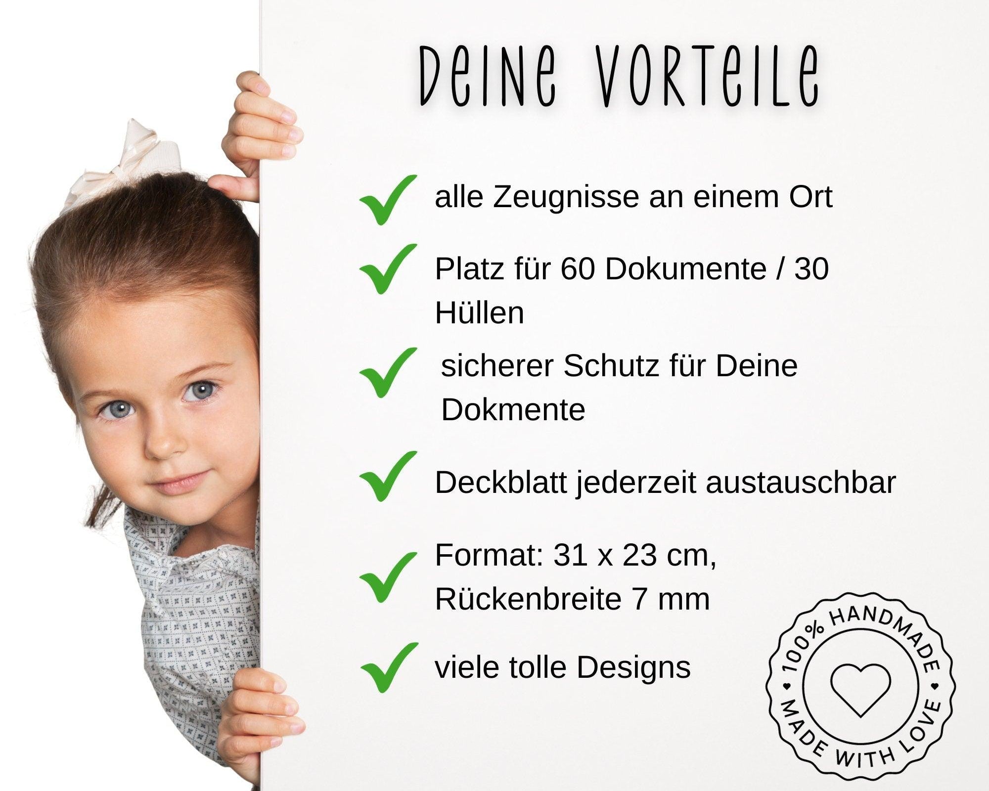 Zeugnismappe | personalisiert | Sammelmappe Zeugnisse - Roo's Gift Shop
