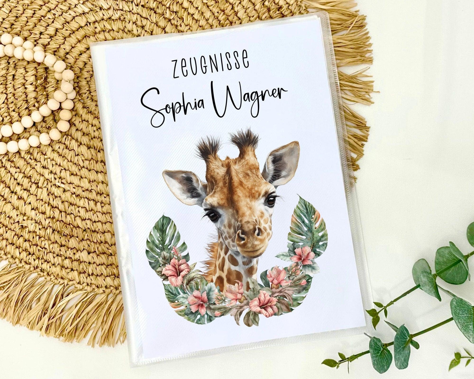 Zeugnismappe | personalisiert | Sammelmappe Zeugnisse - Roo's Gift Shop