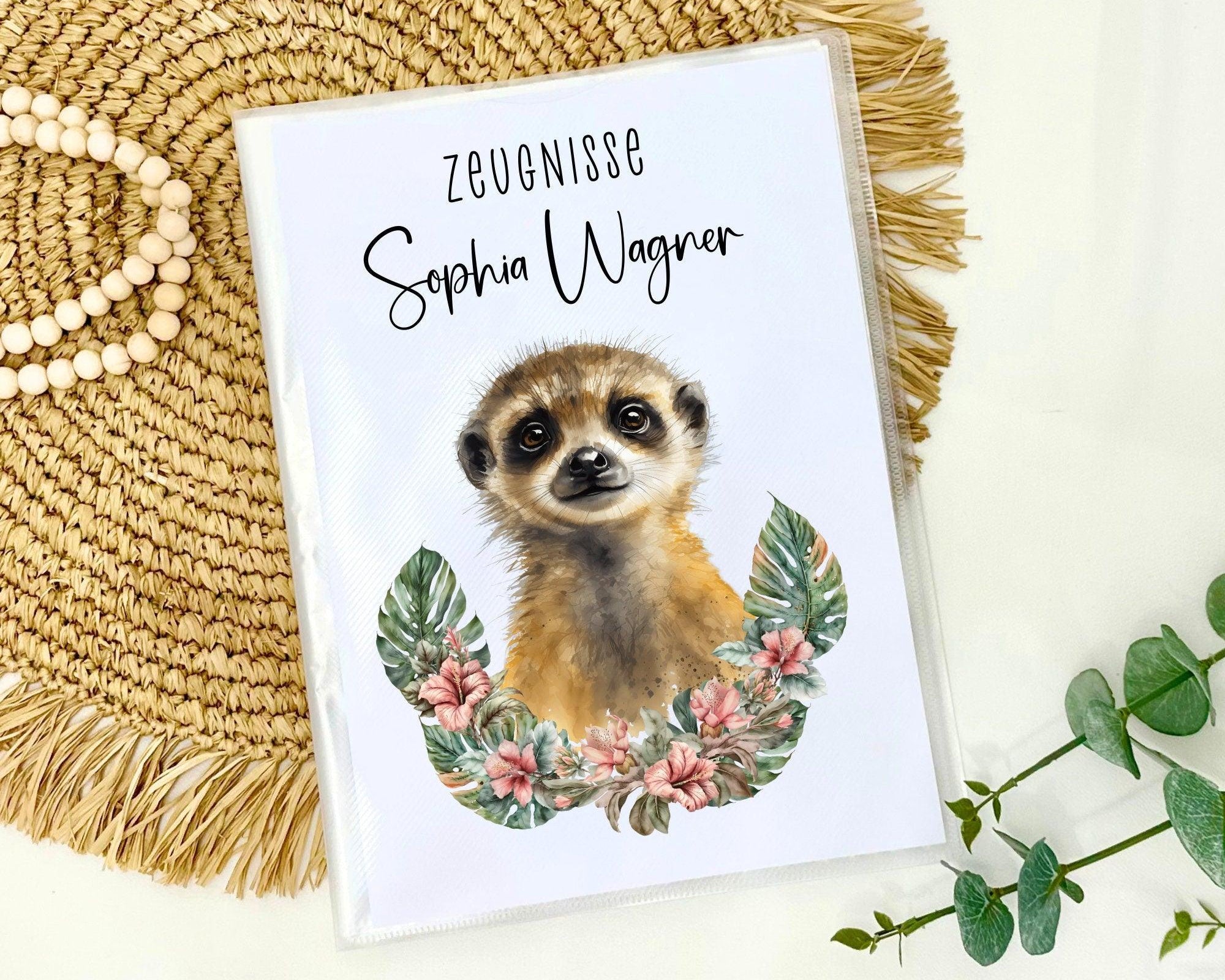 Zeugnismappe | personalisiert | Sammelmappe Zeugnisse - Roo's Gift Shop