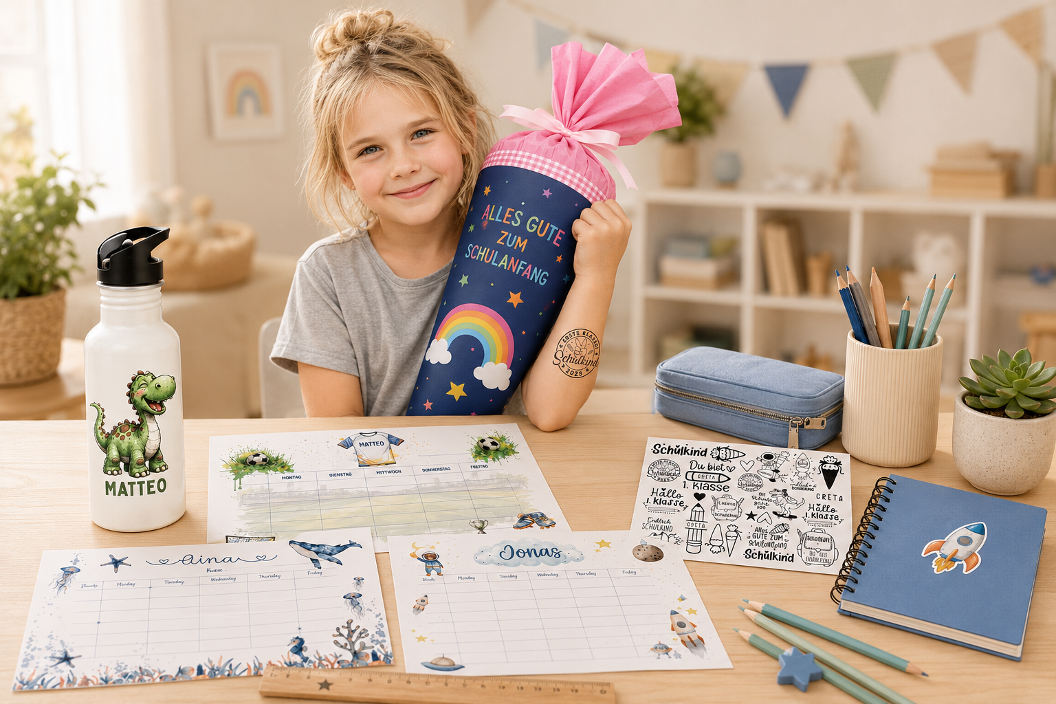 Originelle Geschenke zum Schulstart, zur Einschulung und zum Kita-Beginn