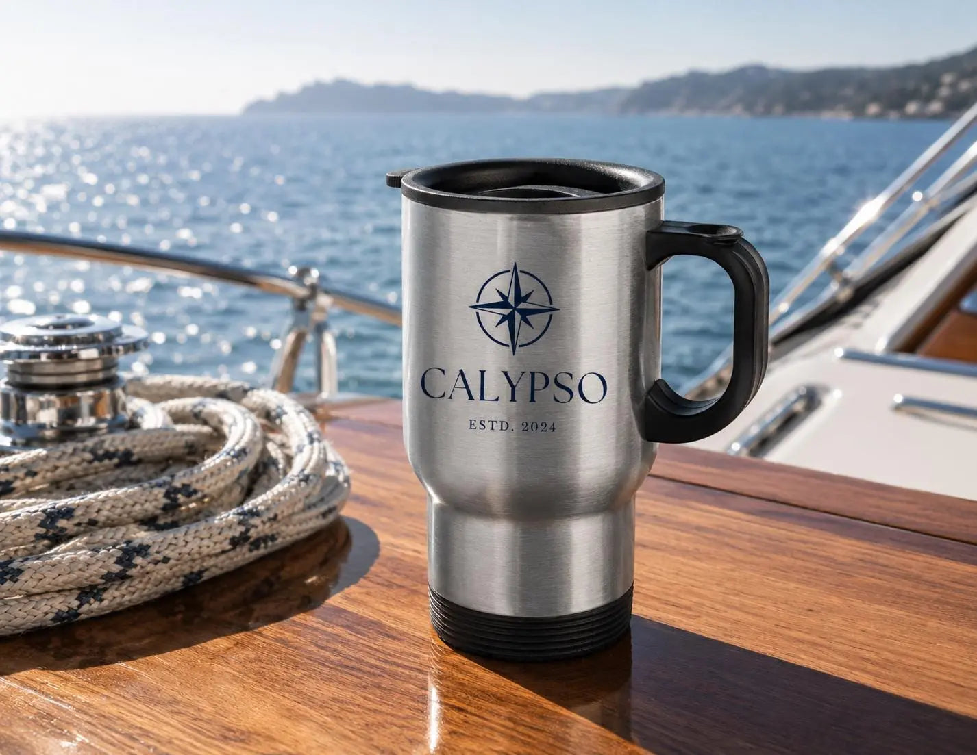 Personalisierter Becher Bootsname