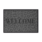 Fußmatte mit Gummirand Leo Grau Printegy