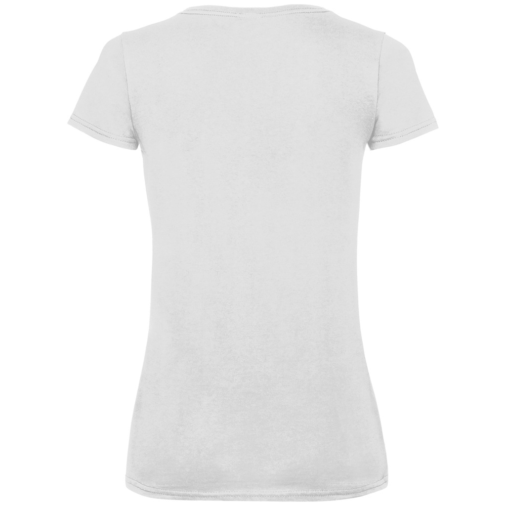 Damen Premium Bio V-Neck T-Shirt sag Printegy