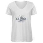 Damen Premium Bio V-Neck T-Shirt sag Printegy