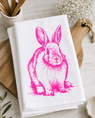 Geschirrtuch | Hase | neon pink Osterhase Roo's Gift Shop