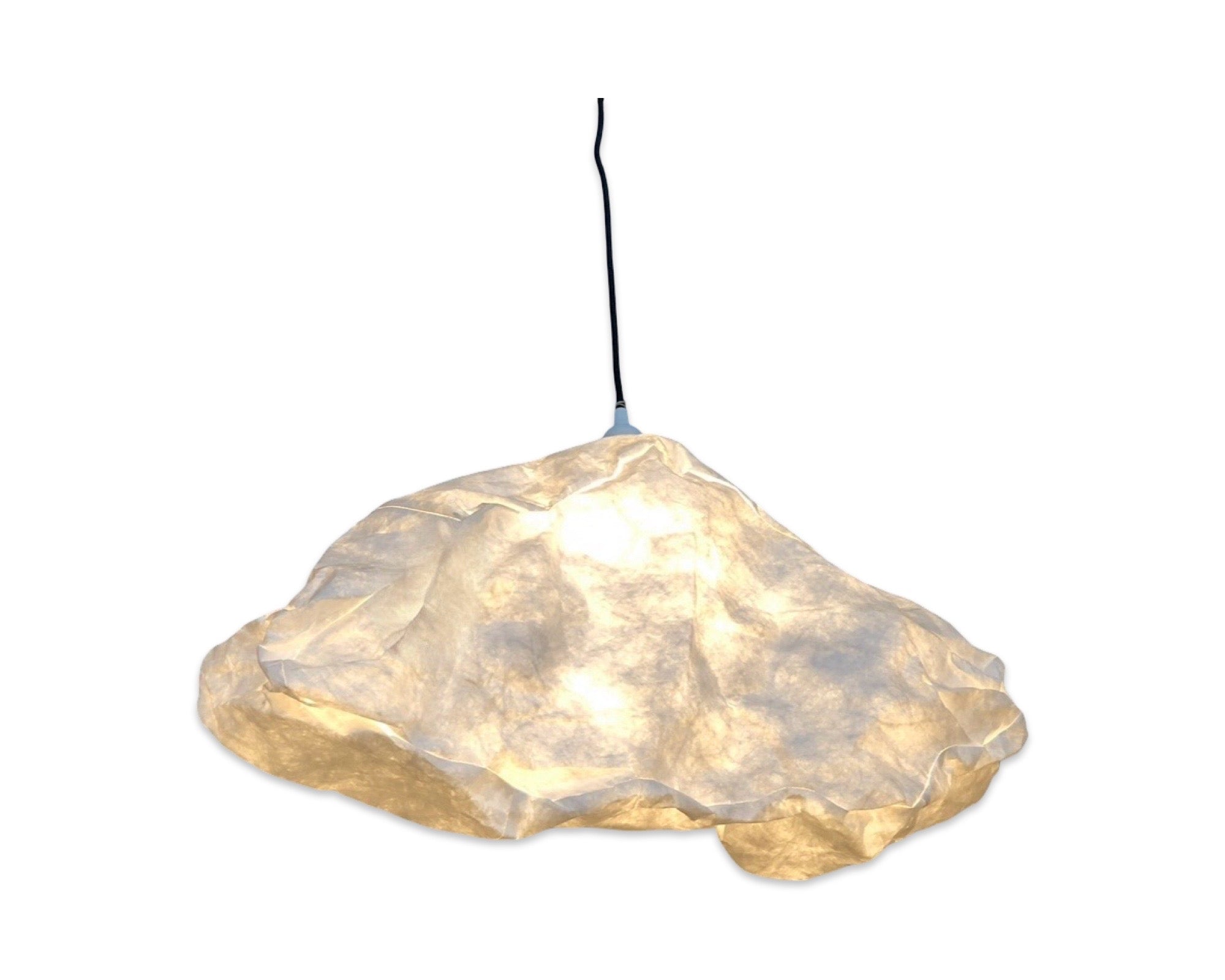 Wolkenlampe aus Papier – großer Lampenschirm in Wolkenform | Sanftes Licht für Kinderzimmer, Wohnzimmer & Flur Roo's Gift Shop
