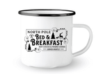 Emaille Tasse | Vintage Weihnachtsmotiv | North Pole - Roo's Gift Shop