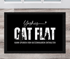 Fußmatte | Personalisiert Katzenliebhaber | Cat Flat - Roo's Gift Shop