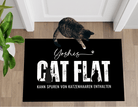 Fußmatte | Personalisiert Katzenliebhaber | Cat Flat - Roo's Gift Shop