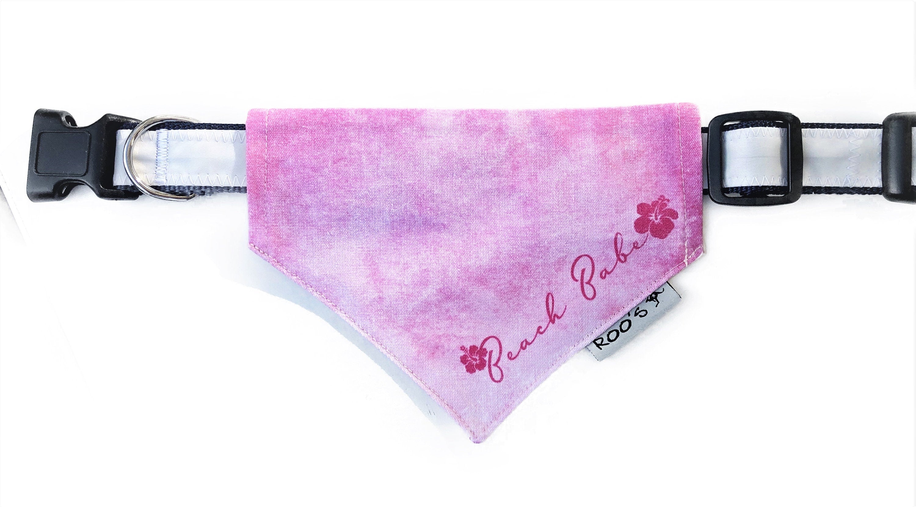 Hundehalstuch "Beach Babe" | pink | Hunde Bandana