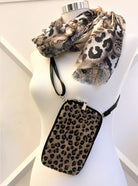 Tasche mit Fell Echt Leder | Handytasche | Animal Print