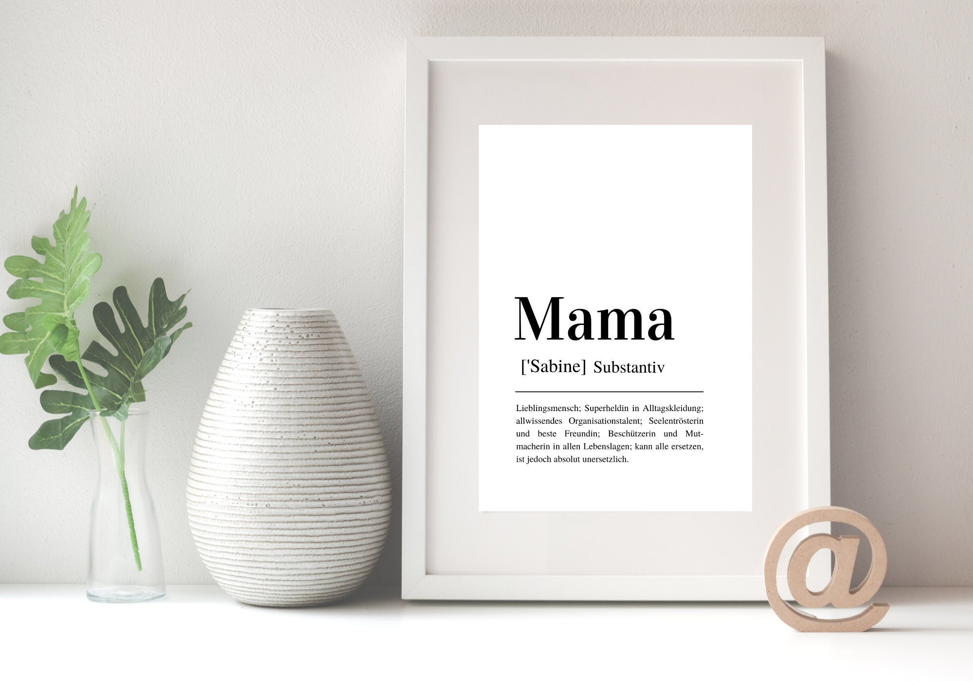 Poster | Definition Mama | personalisierbar