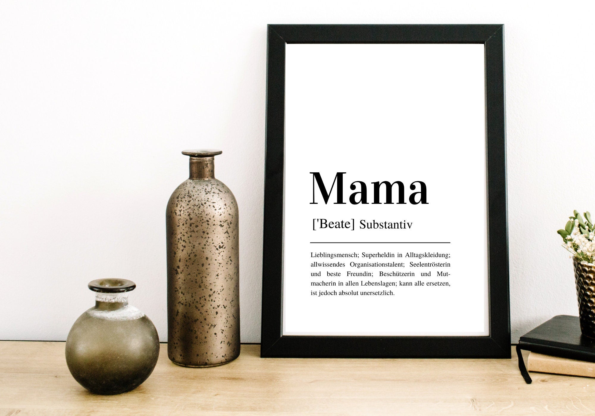 Poster | Definition Mama | personalisierbar