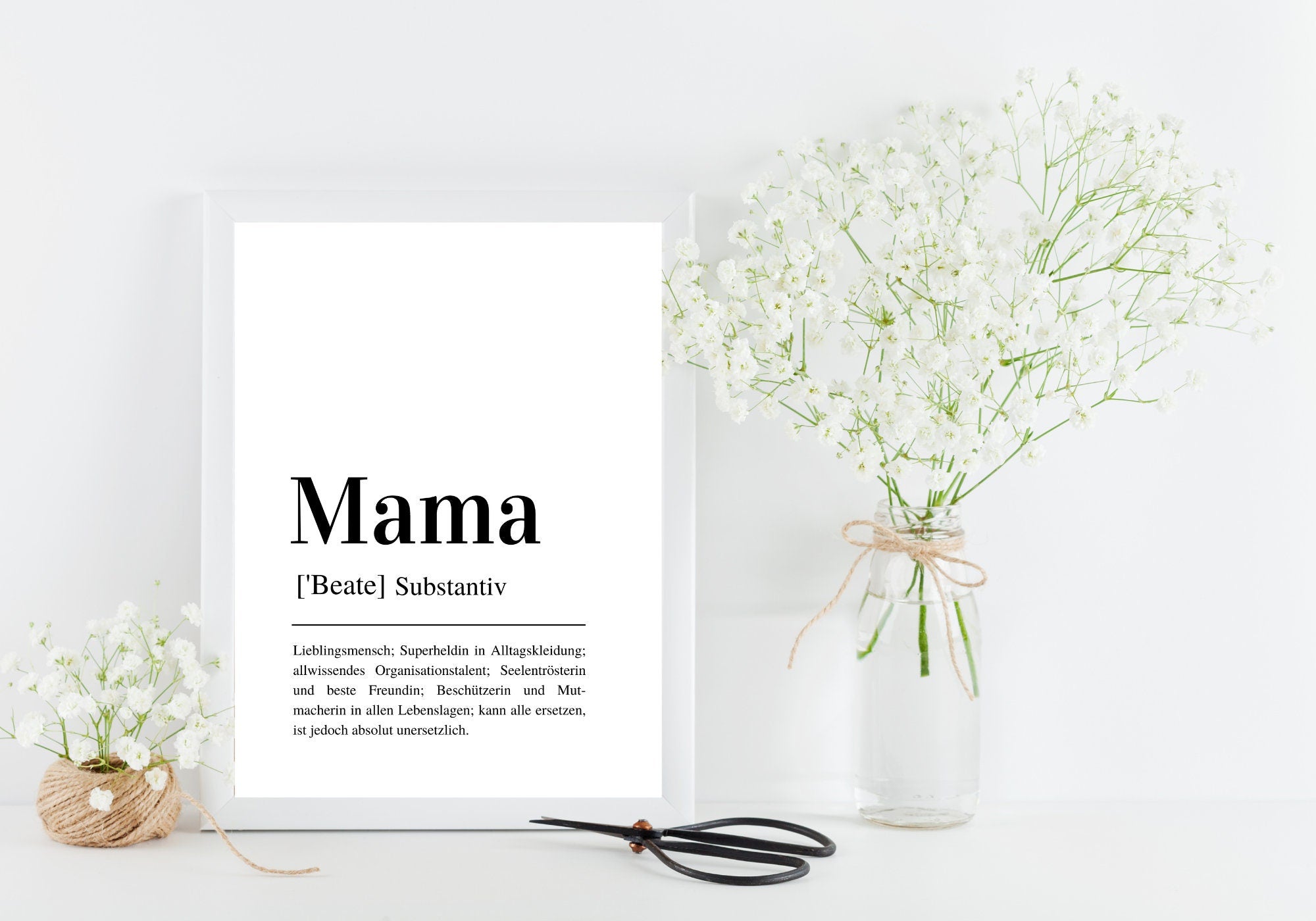 Poster | Definition Mama | personalisierbar