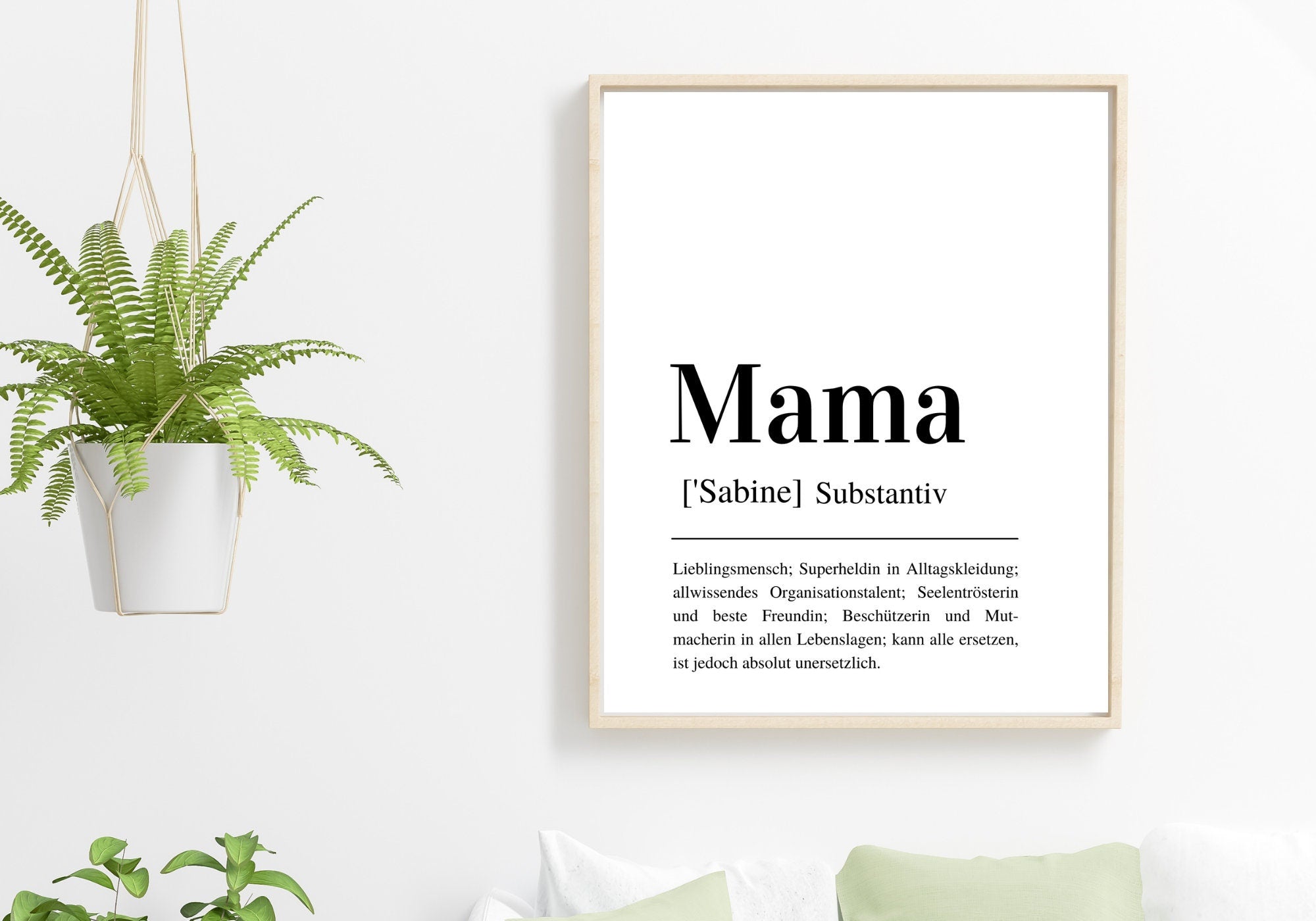 Poster | Definition Mama | personalisierbar