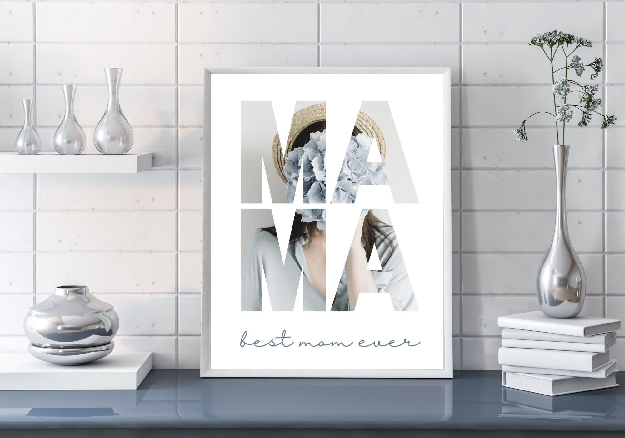 Bild Muttertag | Foto personalisiert | Geschenk für Deine Mama | Deine Fotos als hochwertiger digital Print