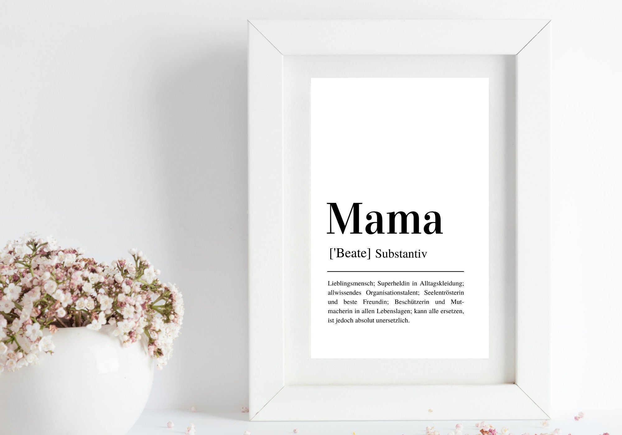 Poster | Definition Mama | personalisierbar