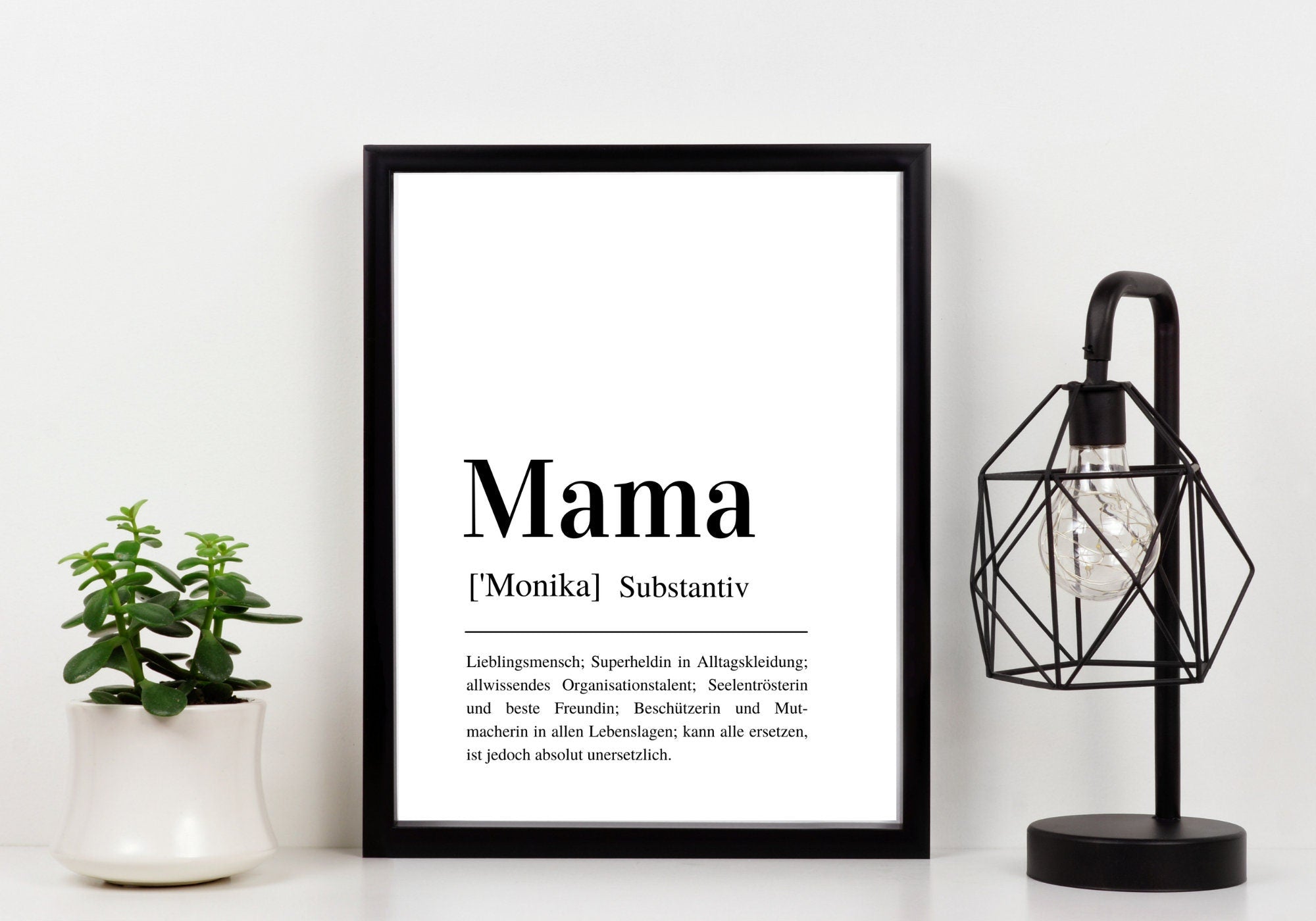 Poster | Definition Mama | personalisierbar