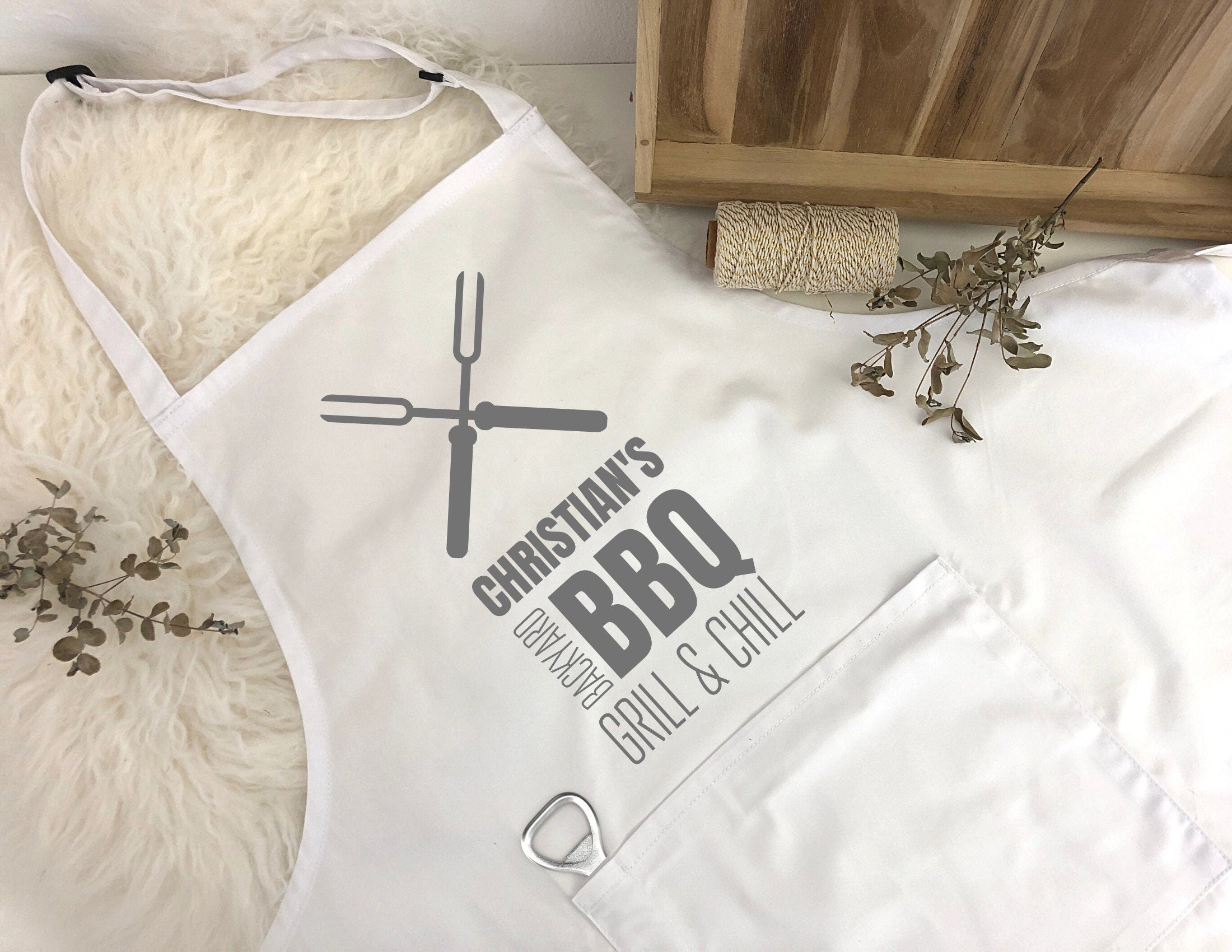 Grillschürze | BBQ Grill & Chill | personalisiert