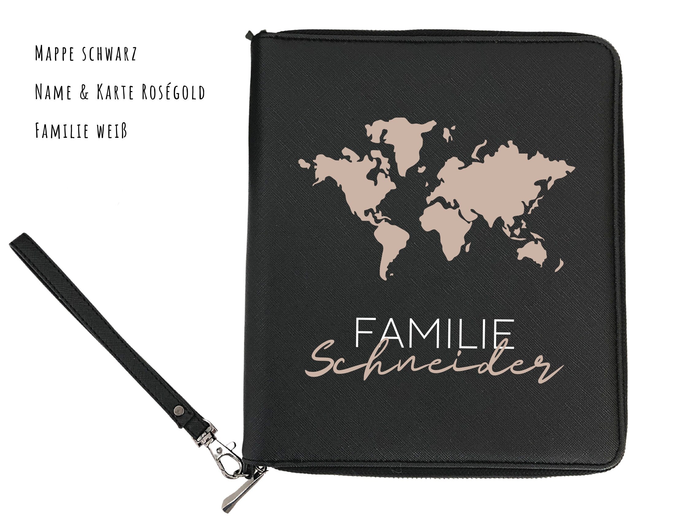 Travel Organizer | personalisierte Mappe Reise Unterlagen