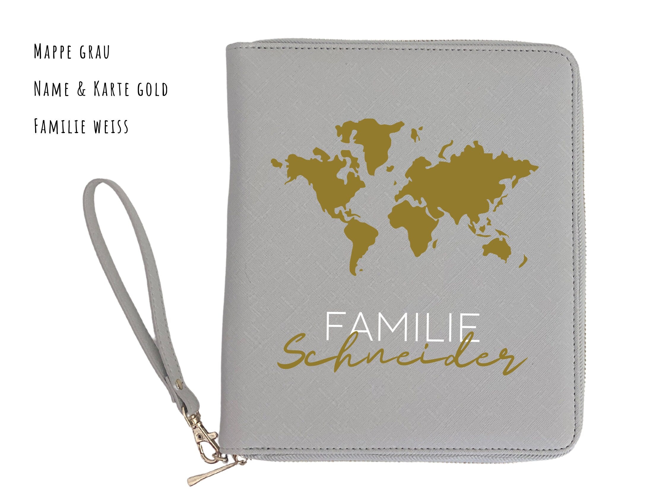 Travel Organizer | personalisierte Mappe Reise Unterlagen