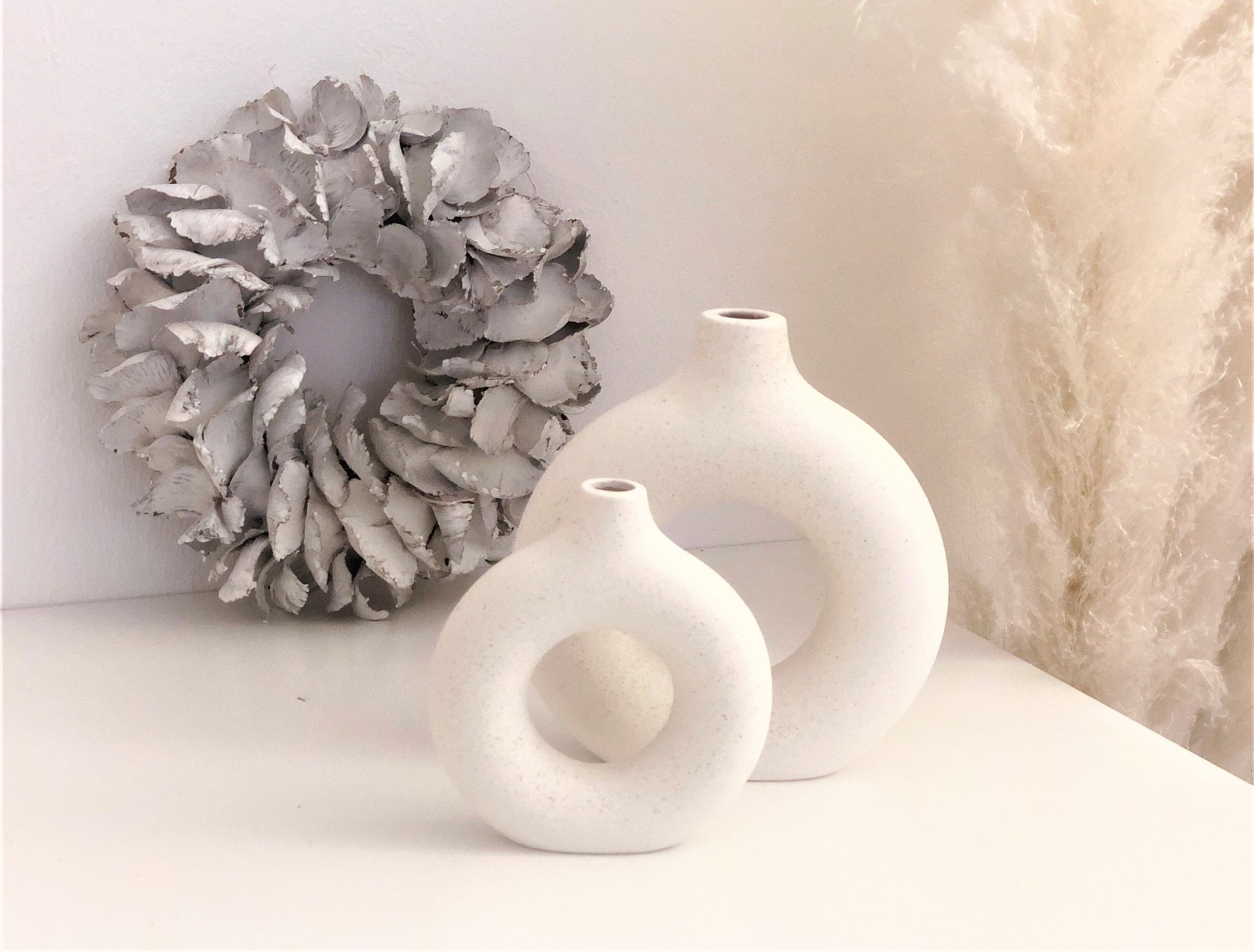 Donut Vasen unterschiedliche Größen | Deko Objekte | Nordic Stil | Skandi | Vase rund mit Loch