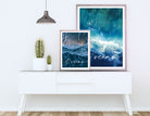 L' océan | Poster vom Meer | Beach | maritim | Bilder Serie | Wand Deko | Meeresposter | Ozean | Brandung | Welle | von oben
