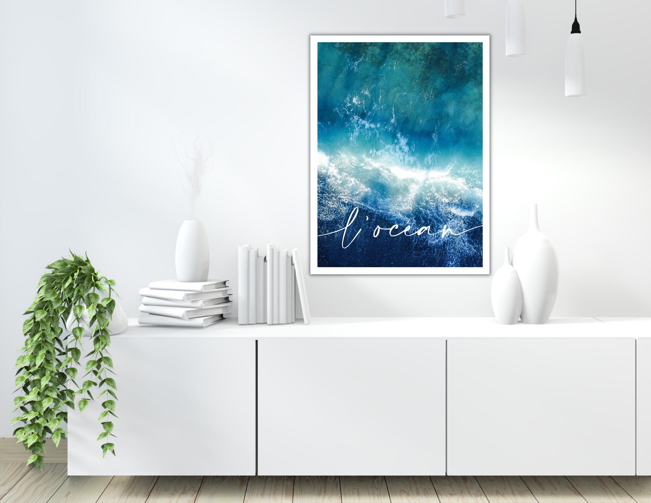 L' océan | Poster vom Meer | Beach | maritim | Bilder Serie | Wand Deko | Meeresposter | Ozean | Strandposter
