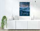 L' océan | Poster vom Meer | Beach | maritim | Bilder Serie | Wand Deko | Meeresposter | Ozean | Brandung | Welle | von oben