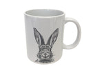 Osterhasen Tasse | Keramik Tasse mit Hasengesicht | Kaffeebecher spülmaschinenfest