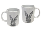 Osterhasen Tasse | Keramik Tasse mit Hasengesicht | Kaffeebecher spülmaschinenfest