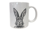 Osterhasen Tasse | Keramik Tasse mit Hasengesicht | Kaffeebecher spülmaschinenfest